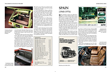 Pages du livre The Complete Catalogue of the Mini (2)