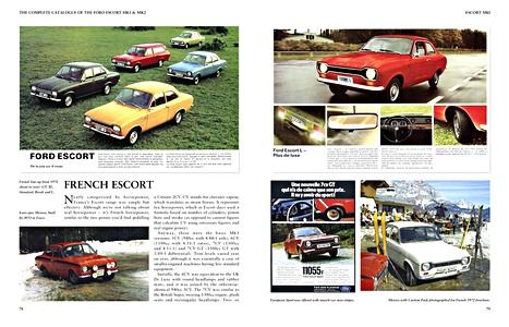 Seiten aus dem Buch Complete Catalogue of the Ford Escort Mk1 & Mk2 (1)