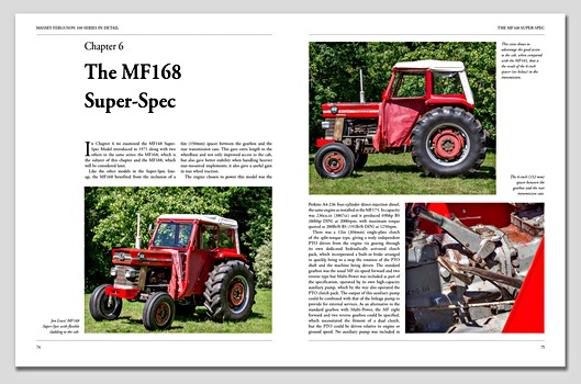 Bladzijden uit het boek Massey Ferguson 100 Series in Detail (2)