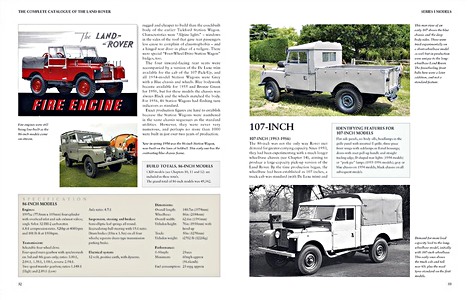 Pages du livre Complete Catalogue of the Land Rover (1)