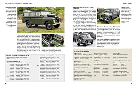 Pages du livre Complete Catalogue of the Land Rover (2)