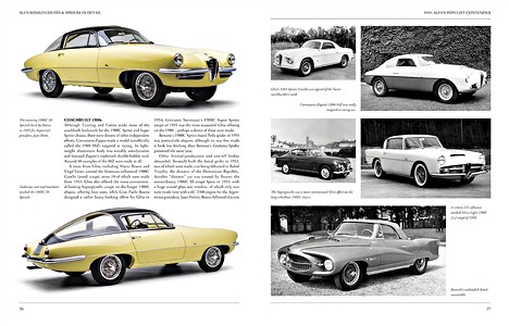 Seiten aus dem Buch Alfa Romeo Coupes & Spiders in Detail since 1945 (1)