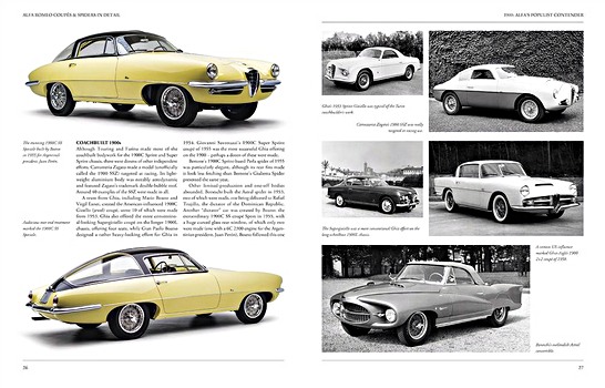 Pages of the book Alfa Romeo Coupes & Spiders in Detail since 1945 (1)