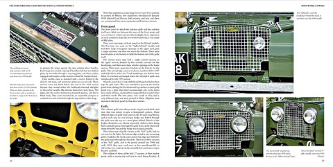 Bladzijden uit het boek Factory-Original Land Rover Series I, 80-inch models (1)