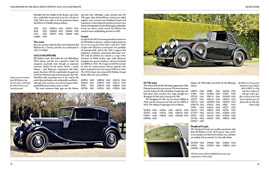 Bladzijden uit het boek Coachwork on Rolls-Royce Twenty, 20/25, 25/30 & Wraith (1)