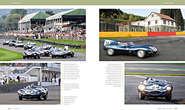 Páginas del libro Jaguar D-Type : The Autobiography of XKD-504 (1)