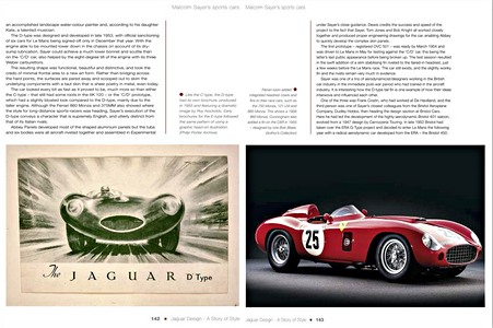 Pages du livre Jaguar Design : A Story of Style (1)