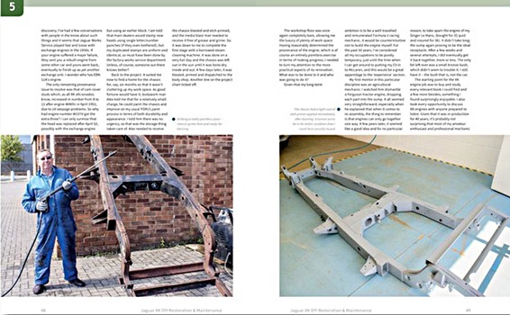 Pages of the book Jaguar XK DIY Restoration & Maintenance (1)