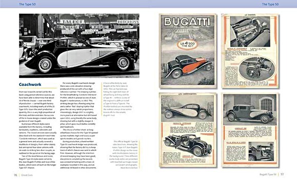 Pages of the book Bugatti Type 50: Bugatti's first Le Mans car (1)