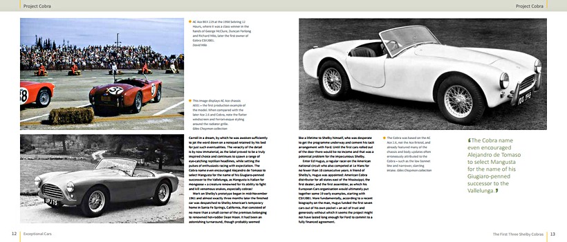 Bladzijden uit het boek The First Three Shelby Cobras (2)