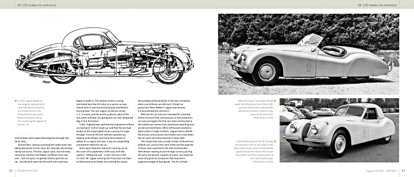 Páginas del libro Jaguar XK120: The Remarkable History of JWK 651 (1)