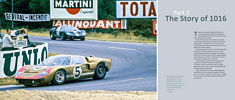 Seiten aus dem Buch Ford GT40 Mark II: The remarkable history of 1016 (1)