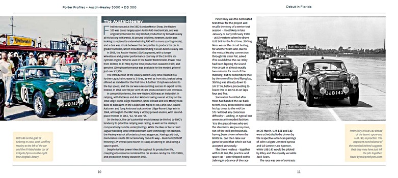 Pages of the book Austin Healey: The story of DD 300 (1)