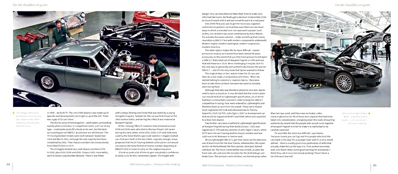 Bladzijden uit het boek Aston Martin DB4GT Continuation (2)