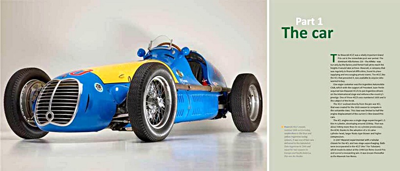 Pages of the book Maserati 4CLT: The remarkable history of c/n 1600 (1)