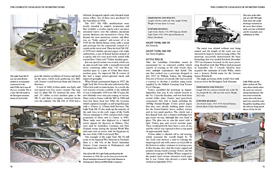 Strony książki The Complete Catalogue of British Tanks (1)