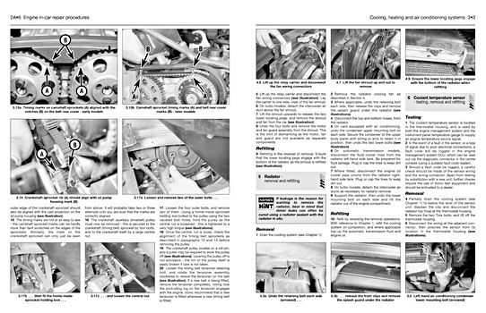 Pages of the book Volvo S70, V70 & C70 Petrol (96-99) (1)