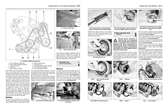 Pages du livre Audi A4 4-cyl (95-2/00) (1)