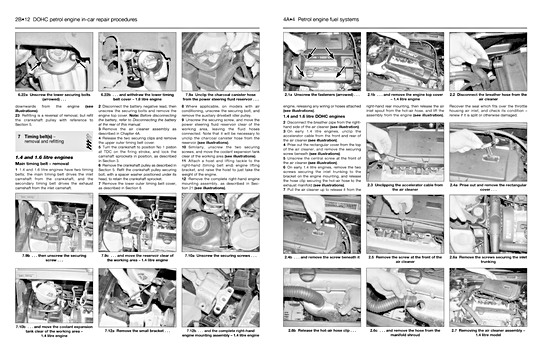 Pages of the book VW Golf & Bora 4-cyl (April 1998 - 2000) (1)