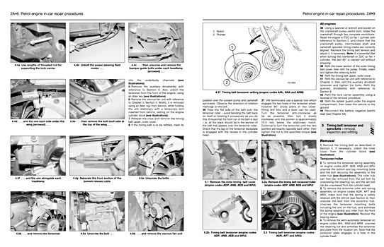 Pages du livre VW Passat 4-cyl (12/96-11/00) (1)