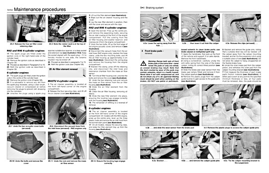 Pages of the book BMW 3-Series (E46) Petrol (98-03) (1)