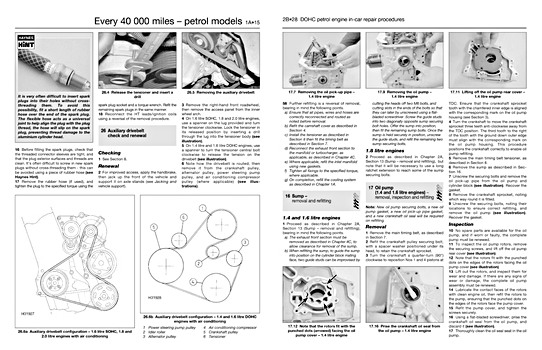 Páginas del libro VW Golf IV/Bora 4-cyl Petrol & Diesel (01-03) (1)