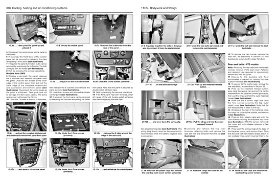 Pages of the book Volvo V70 (2000-5/2007) & S80 (1998-2/2006) (1)