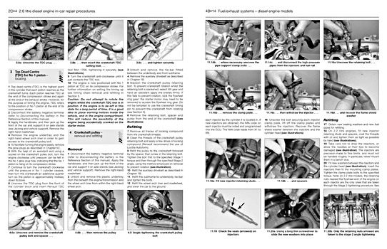 Pages of the book Renault Laguna Petrol & Diesel (2/01-5/07) (1)