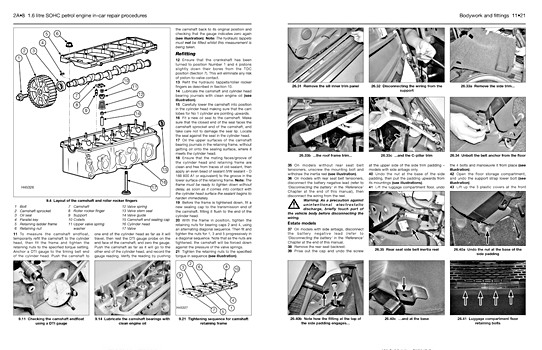 Pages of the book Volkswagen Golf V & Jetta (2004-2009) (1)