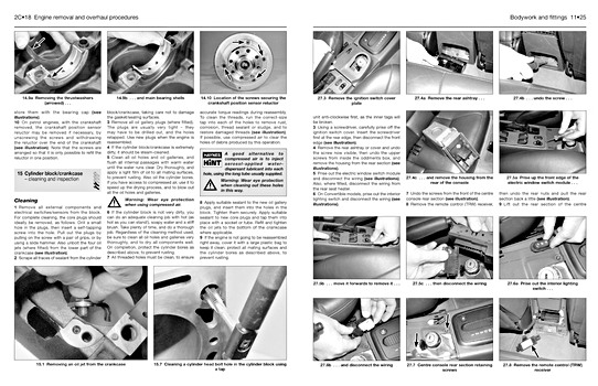 Pages du livre Saab 9-3 - Petrol & Diesel (1998-8/2002) (1)