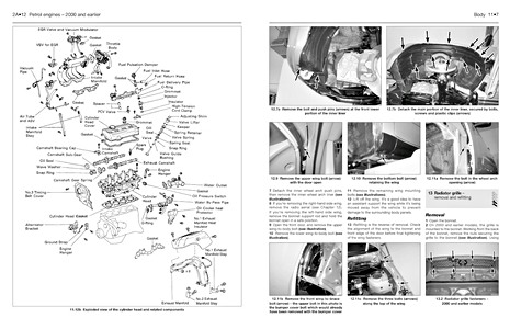 Pages du livre Toyota RAV4 - Petrol & Diesel (1994-1/2006) (1)
