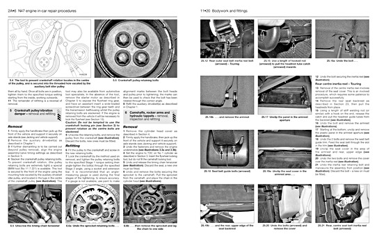 Pages of the book BMW 5 Series (E60/E61) - Diesel (9/03-10) (1)