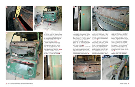 Páginas del libro Volkswagen Bay Transporter Restoration Manual - The step-by-step guide to the entire restoration process - Haynes Restoration Manual (1)