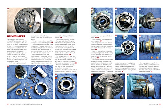 Bladzijden uit het boek Volkswagen Bay Transporter Restoration Manual (2)