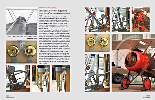 Páginas del libro Sopwith Camel Manual 1916-1920 (F.1 / 2F.1) (2)