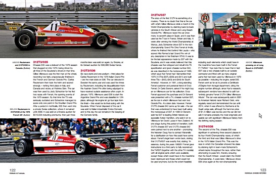 Pages du livre Ferrari 312T Manual 1975-1980 (1)