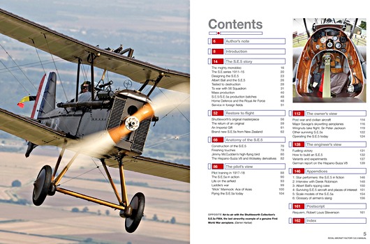 Pages of the book Royal Aircraft Factory SE5A Manual (1)