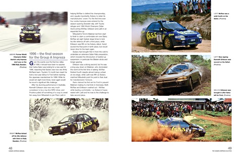 Páginas del libro Subaru Impreza Group A Rally Car Manual (1993-2008) - An insight into the design, engineering and competition history (2)