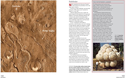 Bladzijden uit het boek Mars Manual - An insight into the study and exploration of the Red Planet (Haynes Space Manual) (2)