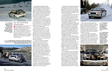Pages du livre Audi Quattro Rally Car Manual (1980-1987) (1)