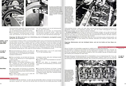 Pages of the book [JH 157] Renault Clio Benziner/Diesel (91-98) (1)