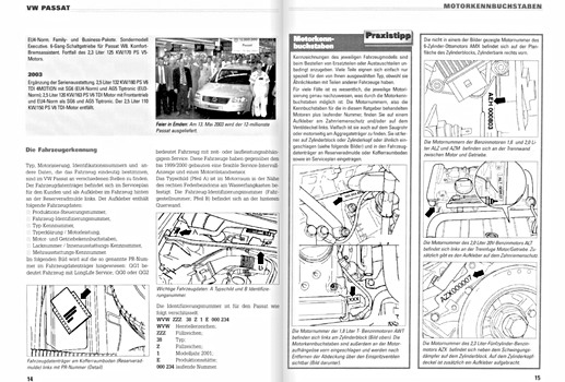 Bladzijden uit het boek [JH 208] VW Passat (1997-2005) (1)