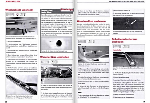 Pages of the book [JH 215] Peugeot 206 (ab Oktober 1998) (1)