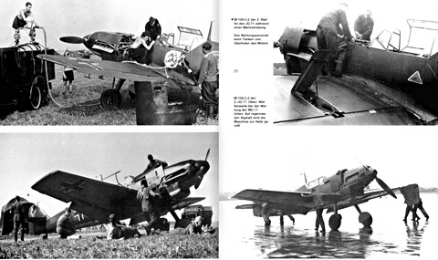 Pages du livre Die 109 - Die Entwicklung eines legendaren Flugzeugs (1)