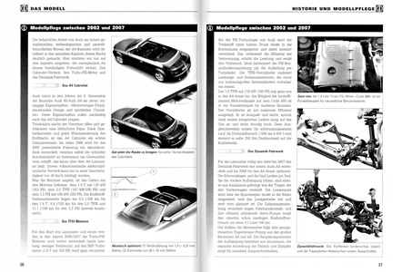 Páginas del libro Audi A4 / A4 Avant - Benziner (ab Modelljahr 2007/2008) - Jetzt helfe ich mir selbst (1)