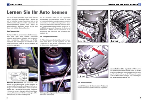 Bladzijden uit het boek [JH 260] Dacia Logan (ab 2004) (1)