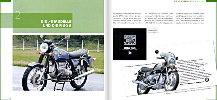 Pages du livre BMW Zweiventiler - Motorrader 1969-1996 (2)