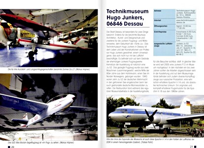 Seiten aus dem Buch Museumsflugzeuge und Museen - D, A, CH (1)
