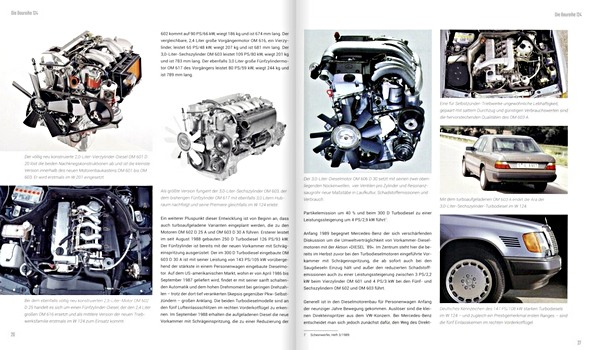 Pages of the book Mercedes-Benz E-Klasse - Die Baureihe 124 1984-1994 (1)