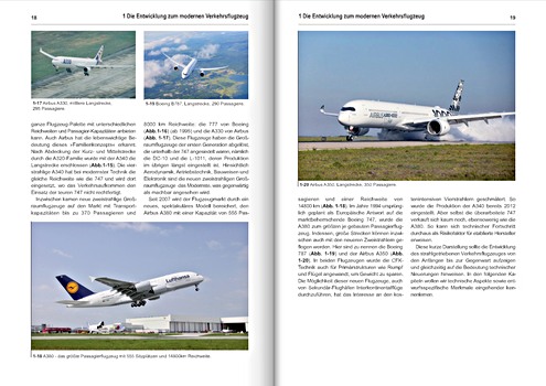 Pages du livre Die Technik des modernen Verkehrsflugzeuges (1)